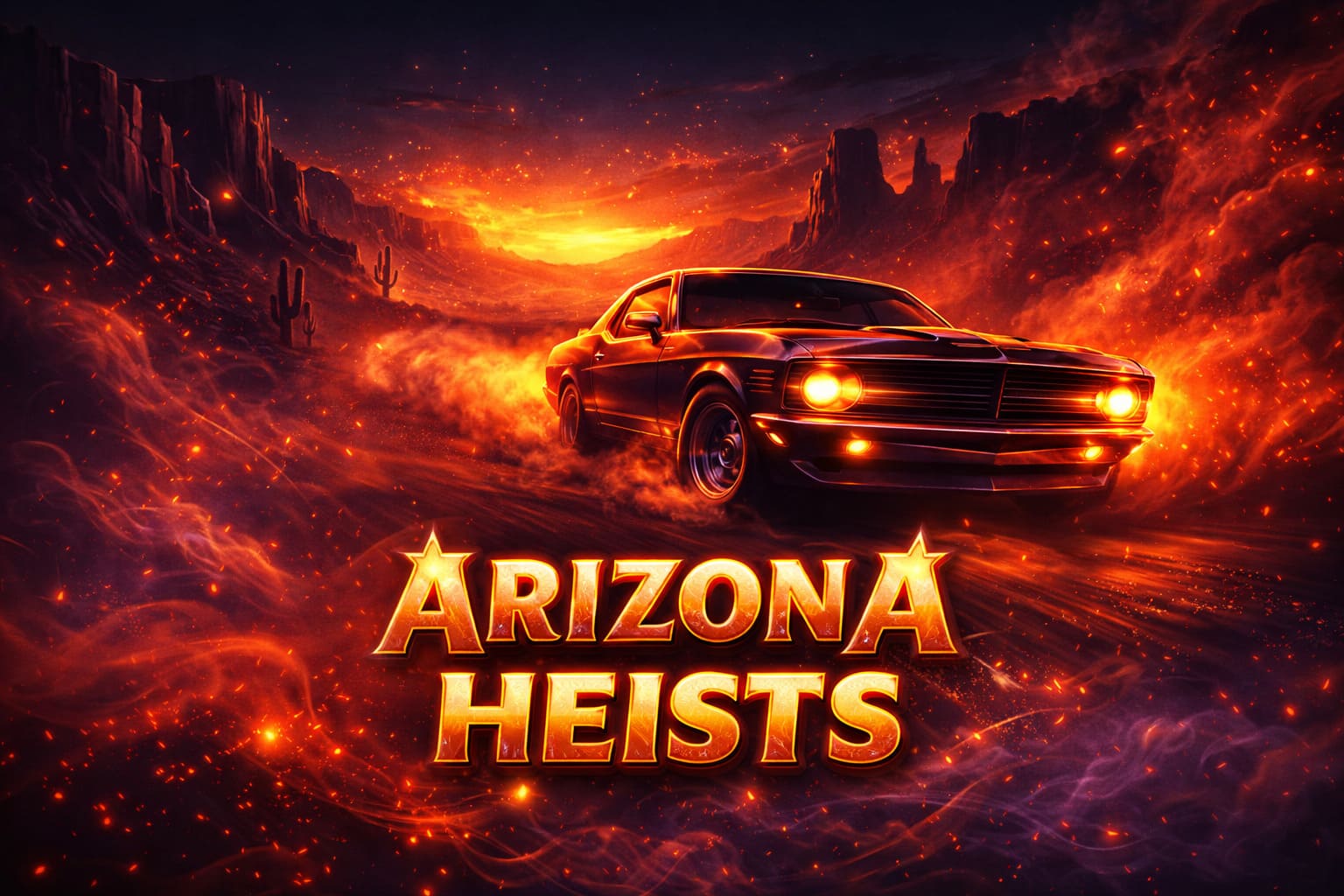 Arizona Heists promotional artwork